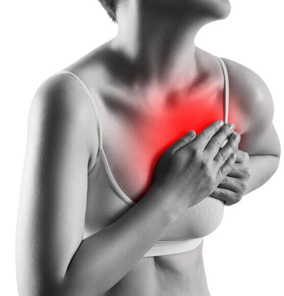 Simptomi torakalne osteohondroze